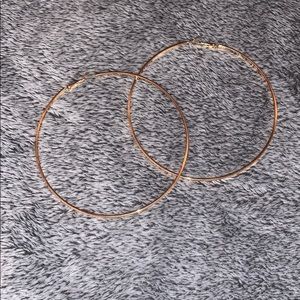 Large Gold Hoops